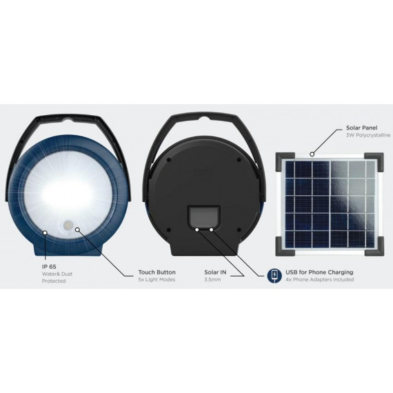 NIWA MULTI 300XL 太陽能充電燈及手機充電系統
