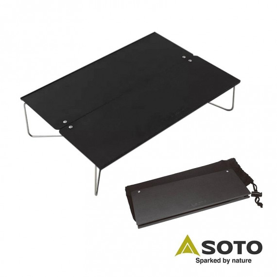 Soto ST-630MBK  戶外超輕摺疊黑色鋁桌 