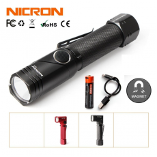 NICRON 360度 旋轉頭 充電電筒 B007