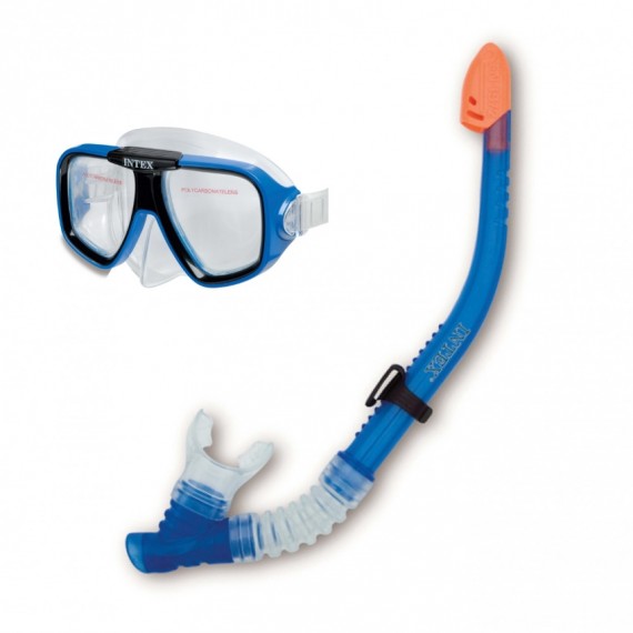 Intex  潛水鏡及潛水呼吸管套裝